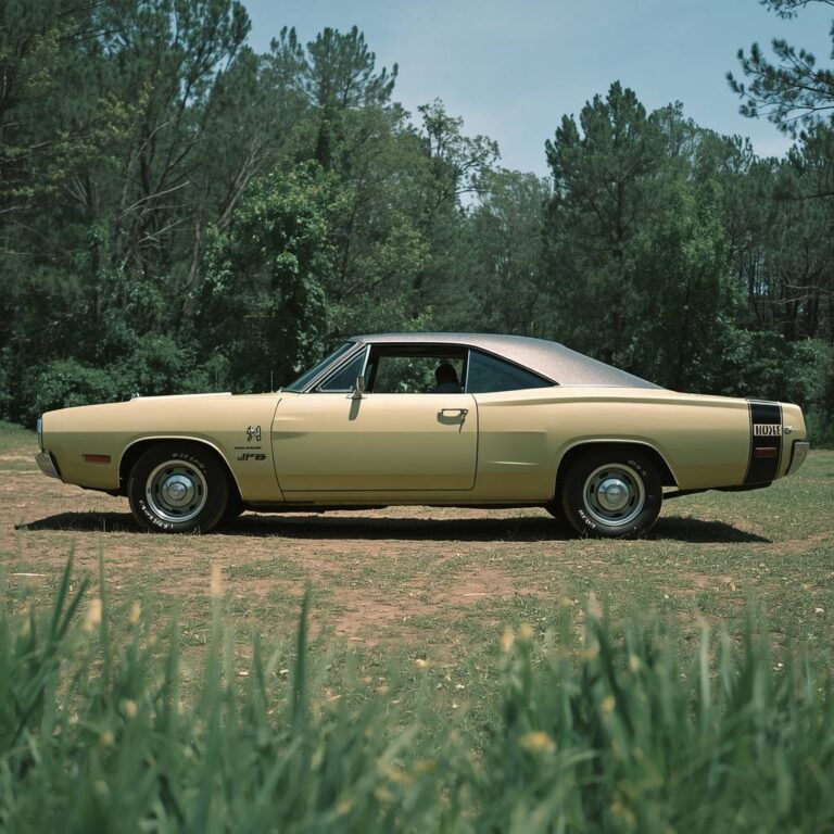 1970 Dodge Challenger with classic tires
