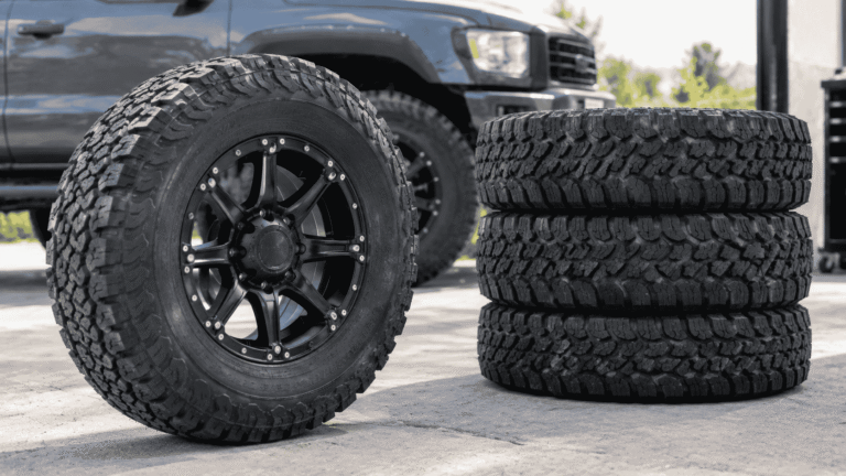 31-inch tire mounted on a 17-inch rim with metric tire size comparison